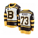 Men's Boston Bruins #73 Charlie McAvoy White Winter Classic Fanatics Branded Breakaway 2019 Stanley Cup Final Bound Hockey Jersey