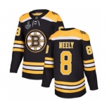 Men's Boston Bruins #8 Cam Neely Premier Black Home 2019 Stanley Cup Final Bound Hockey Jersey