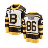 Men's Boston Bruins #86 Kevan Miller White Winter Classic Fanatics Branded Breakaway 2019 Stanley Cup Final Bound Hockey Jersey