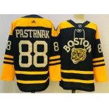 Men's Boston Bruins #88 David Pastrnak Black Classic Primegreen Stitched Jersey