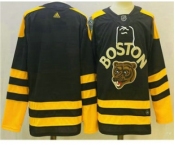 Men's Boston Bruins Blank Black 2023 Winter Classic Stitched Jersey