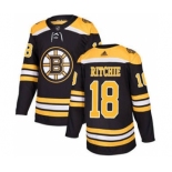 Men's Bruins #18 Brett Ritchie Black Home Authentic Stitched Hockey Jersey