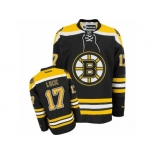 Men's Reebok Boston Bruins #17 Milan Lucic Authentic Black Home NHL Jersey