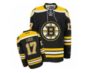 Men's Reebok Boston Bruins #17 Milan Lucic Authentic Black Home NHL Jersey