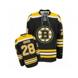 Men's Reebok Boston Bruins #28 Dominic Moore Authentic Black Home NHL Jersey