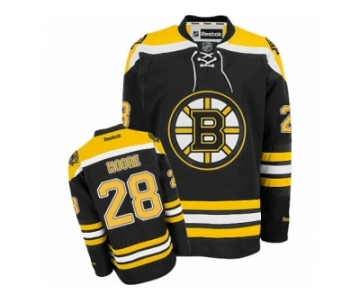 Men's Reebok Boston Bruins #28 Dominic Moore Authentic Black Home NHL Jersey