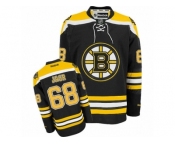 Men's Reebok Boston Bruins #68 Jaromir Jagr Authentic Black Home NHL Jersey