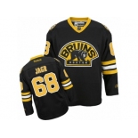 Men's Reebok Boston Bruins #68 Jaromir Jagr Authentic Black Third NHL Jersey