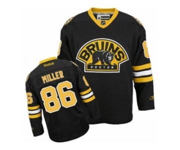 Men's Reebok Boston Bruins #86 Kevan Miller Authentic Black Third NHL Jersey