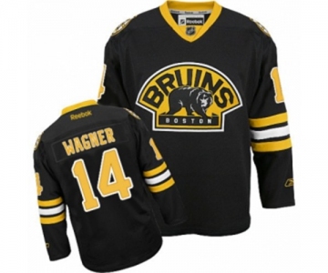 Reebok Boston Bruins #14 Chris Wagner Authentic Black Third NHL Jersey