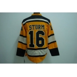 nhl boston bruins #16 sturm yellow [winter classic]