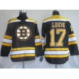 nhl boston bruins #17 lugig black