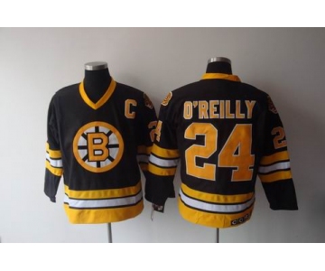 nhl boston bruins #24 o'reilly black ccm