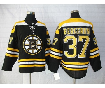 nhl boston bruins #37 bergeron black