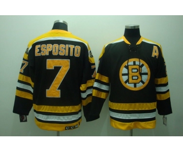 nhl boston bruins #7 esposito black ccm