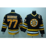 nhl boston bruins #77 bourque black ccm