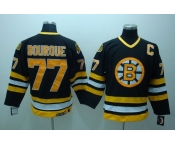 nhl boston bruins #77 bourque black ccm