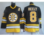 nhl boston bruins #8 neely black