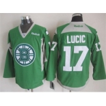 nhl jerseys boston bruins #17 lucic green[2015 new]