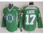 nhl jerseys boston bruins #17 lucic green[2015 new]