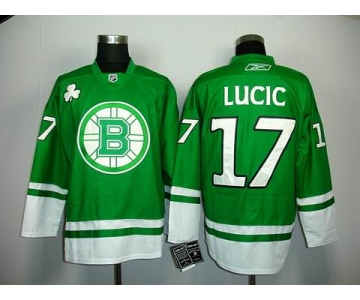 nhl jerseys boston bruins #17 lucic green