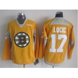 nhl jerseys boston bruins #17 lucic yellow[2015 new]