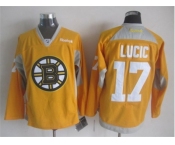 nhl jerseys boston bruins #17 lucic yellow[2015 new]