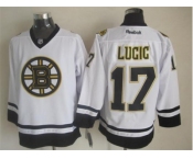 nhl jerseys boston bruins #17 milan lucic white [new]