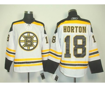 nhl jerseys boston bruins #18 horton white