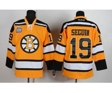 nhl jerseys boston bruins #19 seguin yellow[winter classic]