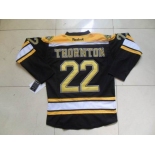 nhl jerseys boston bruins #22 thornton black