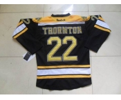 nhl jerseys boston bruins #22 thornton black