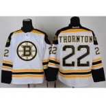 nhl jerseys boston bruins #22 thornton white