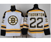 nhl jerseys boston bruins #22 thornton white