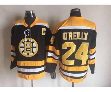 nhl jerseys boston bruins #24 oreilly black[m&n][patch C]