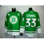 nhl jerseys boston bruins #33 chara green