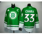 nhl jerseys boston bruins #33 chara green