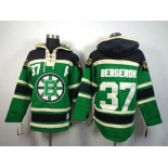 nhl jerseys boston bruins #37 bergeron green[pullover hooded sweatshirt] [patch A]