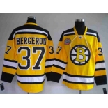 nhl jerseys boston bruins #37 bergeron yellow[winter classic]