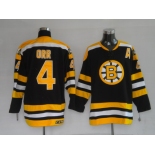 nhl  jerseys boston bruins #4 bobby orr black jersey