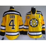 nhl jerseys boston bruins #4 bobby orr yellow[winter classic ]