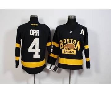 nhl jerseys boston bruins #4 orr black[2015 new][patch A]