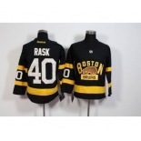 nhl jerseys boston bruins #40 rask black[2015 new]