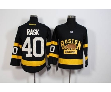 nhl jerseys boston bruins #40 rask black[2015 new]