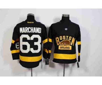 nhl jerseys boston bruins #63 marchand black[new]