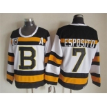 nhl jerseys boston bruins #7 esponito white [m&n 75th]