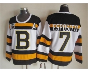 nhl jerseys boston bruins #7 esponito white [m&n 75th]