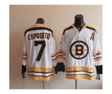 nhl jerseys boston bruins #7 esposito white