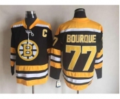 nhl jerseys boston bruins #77 bourque black[m&n][patch C]