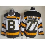 nhl jerseys boston bruins #77 bourque white [m&n 75th]